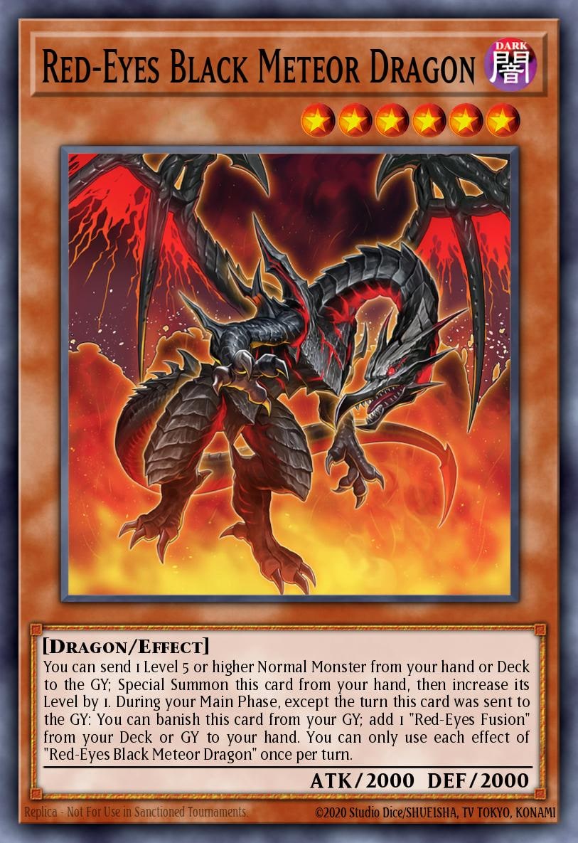 Red-Eyes Black Meteor Dragon, Duelist Nexus DUNE-EN095