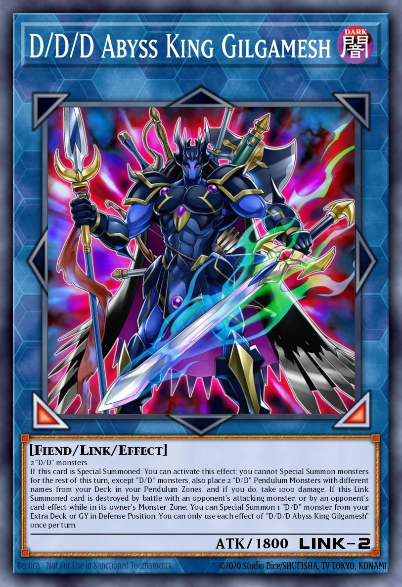 D/D/D Abyss King Gilgamesh, Duel Overload DUOV-EN004