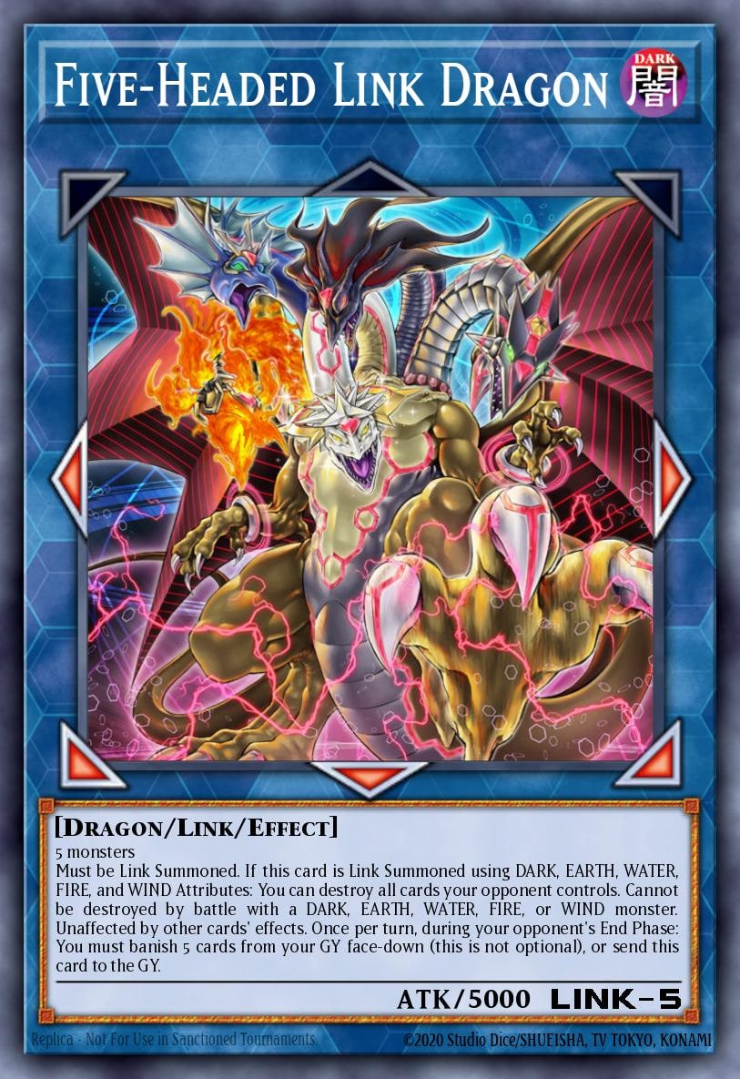 Five-Headed Link Dragon, Duel Overload DUOV-EN007