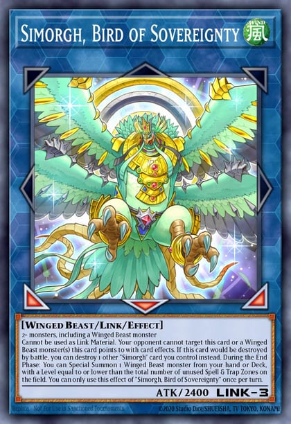 Simorgh, Bird of Sovereignty, Duel Overload DUOV-EN012