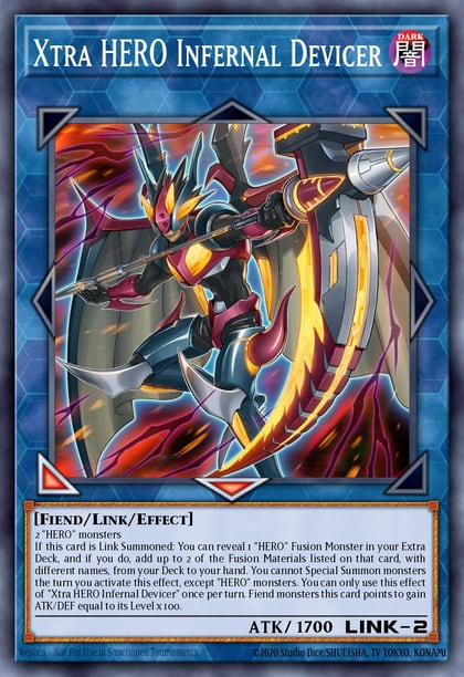 Xtra HERO Infernal Devicer, Duel Overload DUOV-EN013