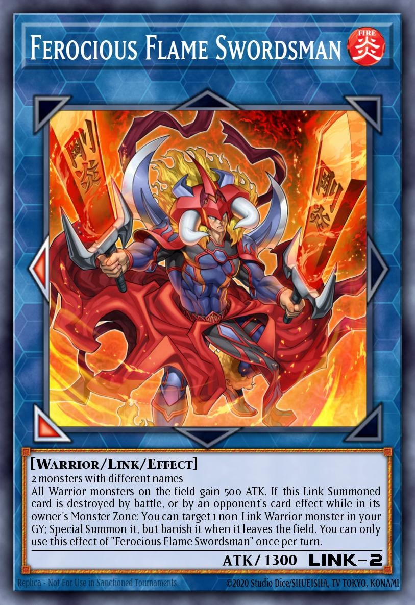 Ferocious Flame Swordsman, Duel Overload DUOV-EN032
