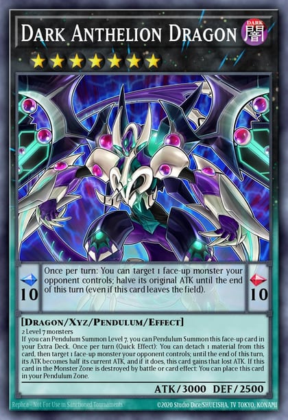 Dark Anthelion Dragon, Duel Overload DUOV-EN036