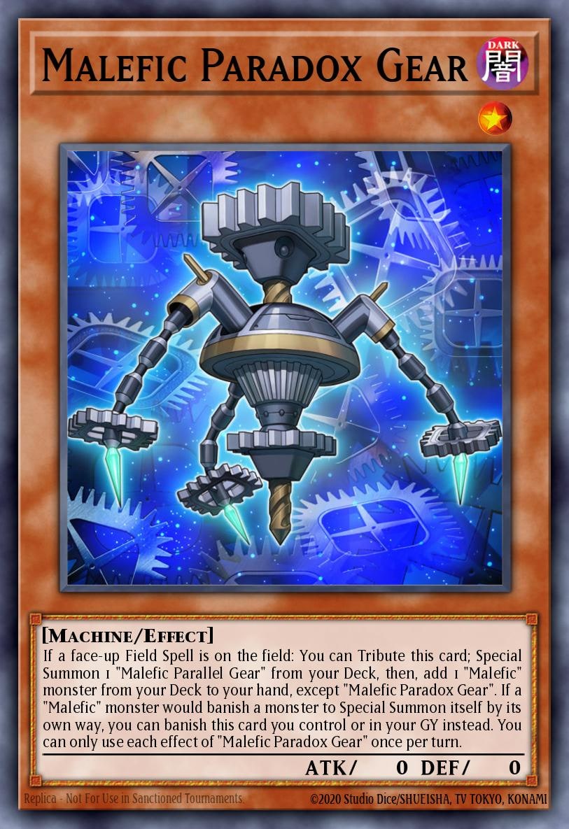 Malefic Paradox Gear, Duel Overload DUOV-EN048