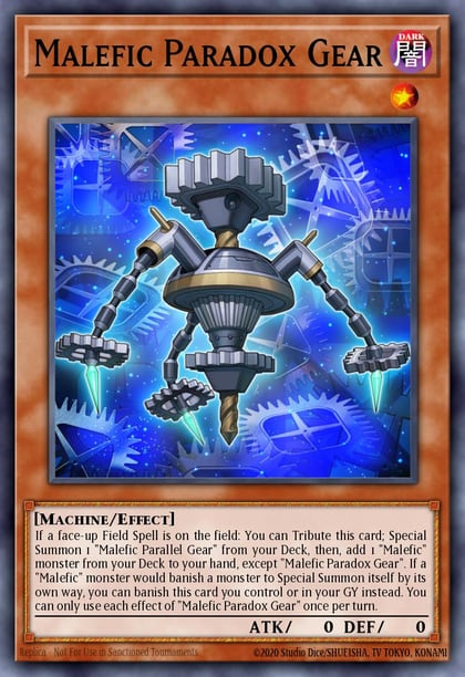Malefic Paradox Gear, Duel Overload DUOV-EN048