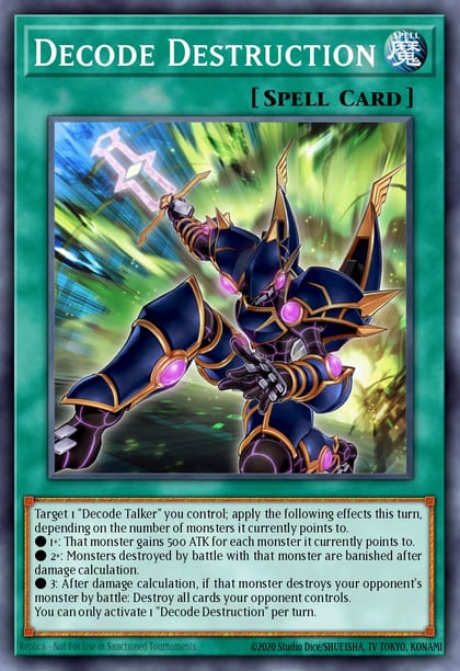 Decode Destruction, Duel Power DUPO-EN016