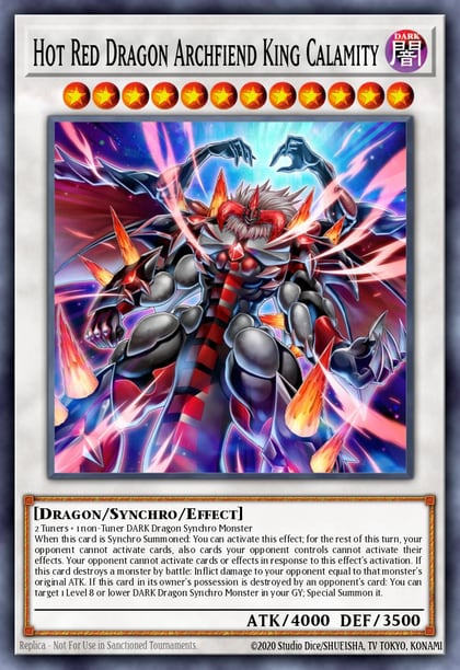 Hot Red Dragon Archfiend King Calamity, Duel Power DUPO-EN059