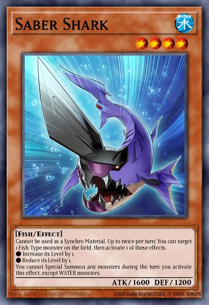 Saber Shark, Duelist Saga DUSA-EN004