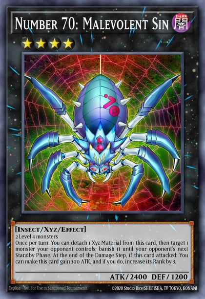 Number 70: Malevolent Sin, Duelist Saga DUSA-EN014