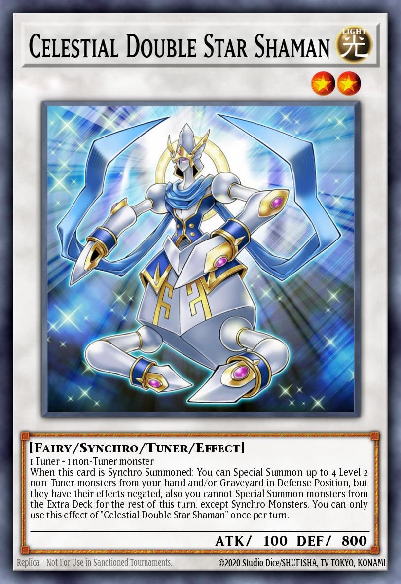 Celestial Double Star Shaman, Duelist Saga DUSA-EN018