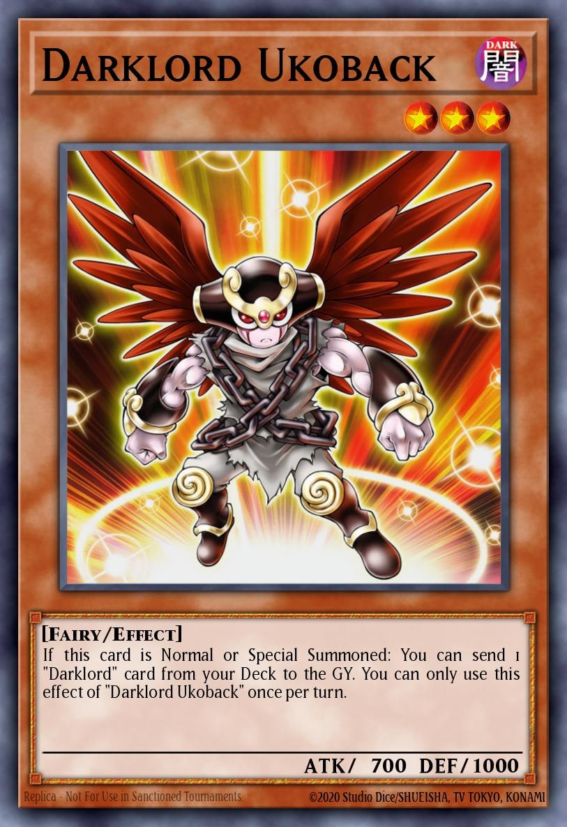 Darklord Ukoback, Duelist Saga DUSA-EN022