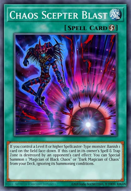 Chaos Scepter Blast, Duelist Saga DUSA-EN025
