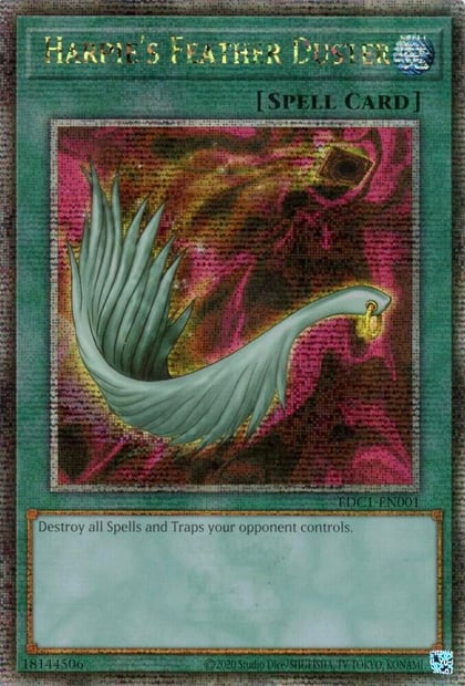 Harpie's Feather Duster, Early Days Collection Promotional Cards EDC1-EN001