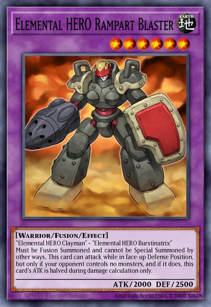 Elemental HERO Rampart Blaster, Elemental Energy EEN-EN033