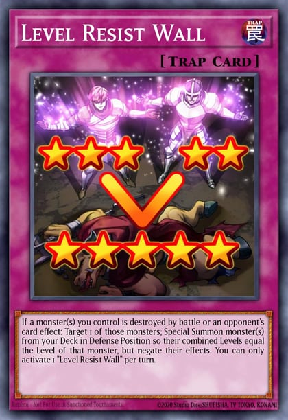 Level Resist Wall, Egyptian God Deck: Obelisk the Tormentor EGO1-EN005