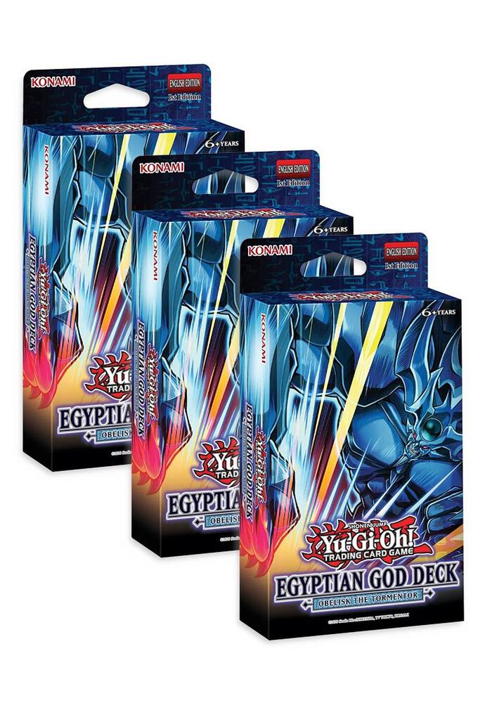Egyptian God Deck: Obelisk the Tormentor [1st Edition] - Set of 3, Egyptian God Deck: Obelisk the Tormentor P239088