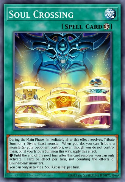 Soul Crossing, Egyptian God Deck: Slifer the Sky Dragon EGS1-EN002