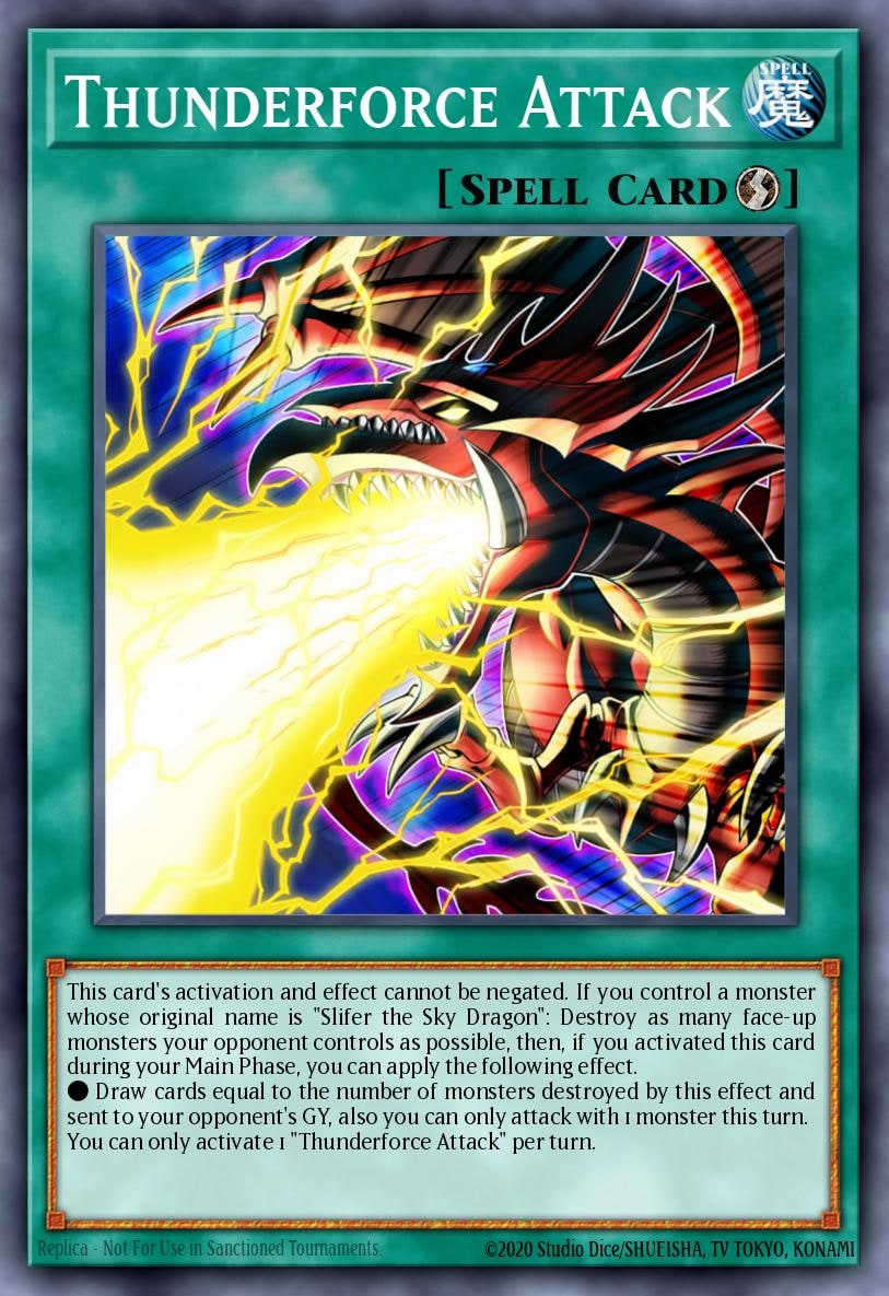 Thunderforce Attack, Egyptian God Deck: Slifer the Sky Dragon EGS1-EN003