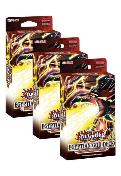 Egyptian God Deck: Slifer the Sky Dragon [1st Edition] - Set of 3, Egyptian God Deck: Slifer the Sky Dragon P239089