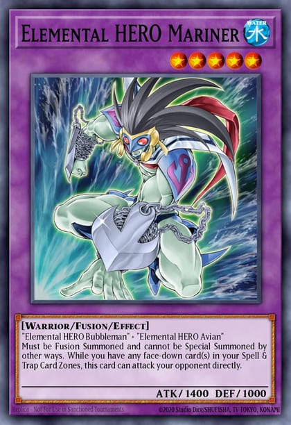 Elemental Hero Mariner, Enemy of Justice EOJ-EN034