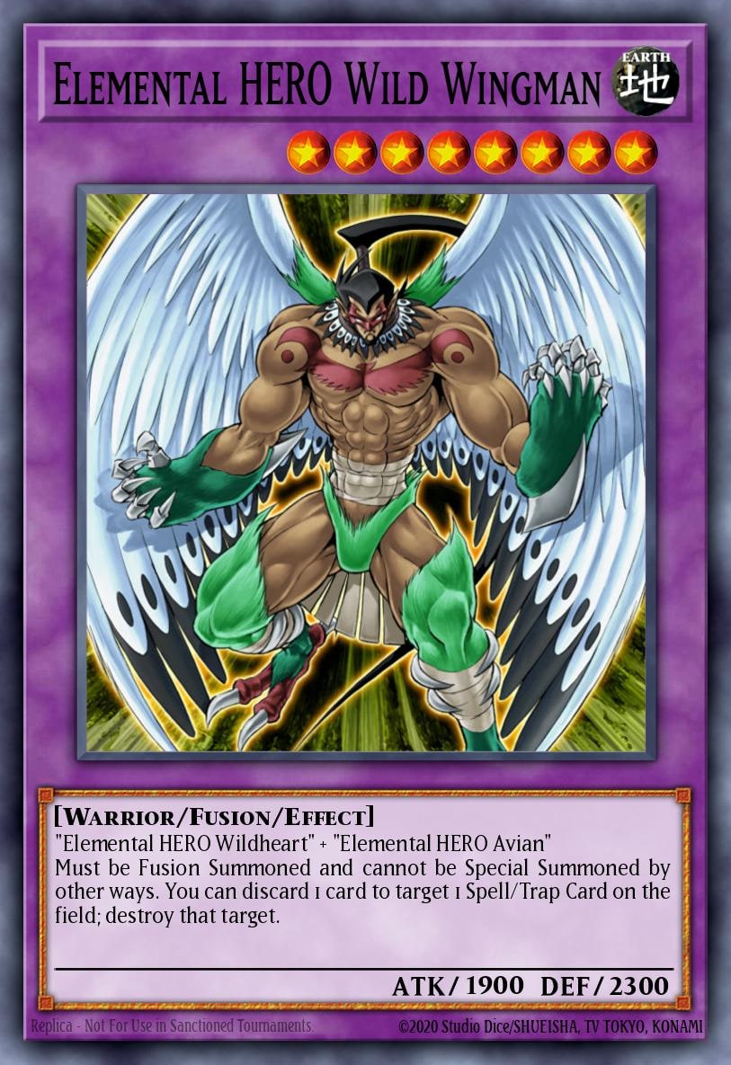 Elemental Hero Wild Wingman, Enemy of Justice EOJ-EN035