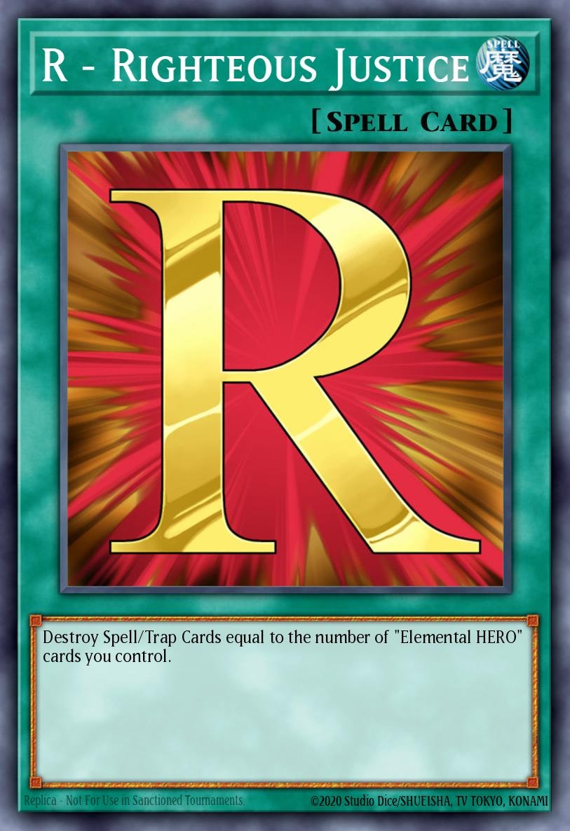 R - Righteous Justice, Enemy of Justice EOJ-EN040