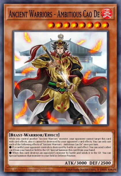 Ancient Warriors - Ambitious Cao De, Eternity Code ETCO-EN020