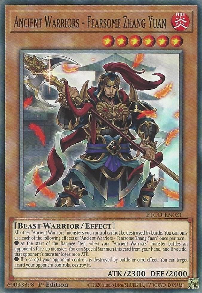 Ancient Warriors - Fearsome Zhang Yuan, Eternity Code ETCO-EN021