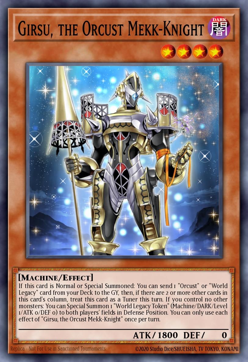 Girsu, the Orcust Mekk-Knight, Eternity Code ETCO-EN024