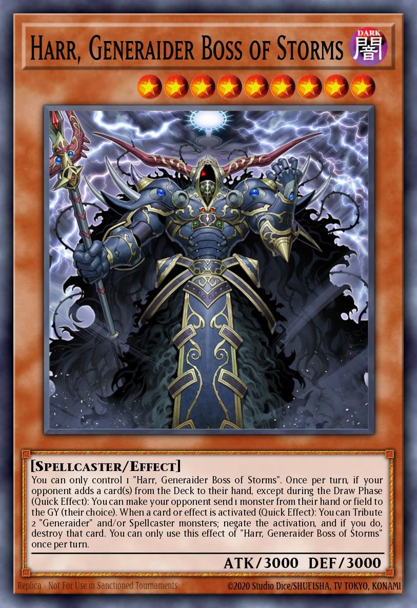 Harr, Generaider Boss of Storms, Eternity Code ETCO-EN027