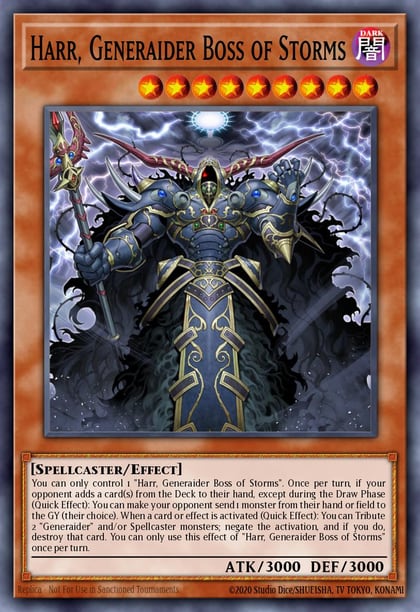 Harr, Generaider Boss of Storms, Eternity Code ETCO-EN027