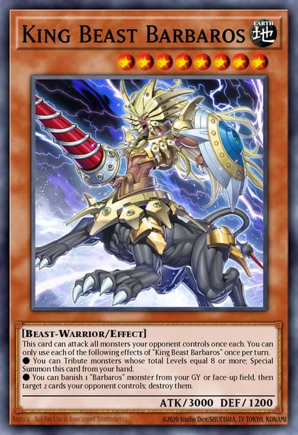 King Beast Barbaros, Eternity Code ETCO-EN030