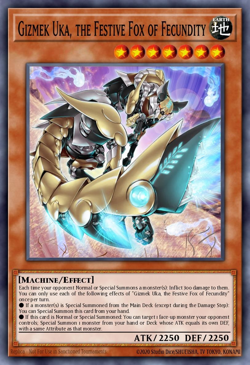 Gizmek Uka, the Festive Fox of Fecundity, Eternity Code ETCO-EN031