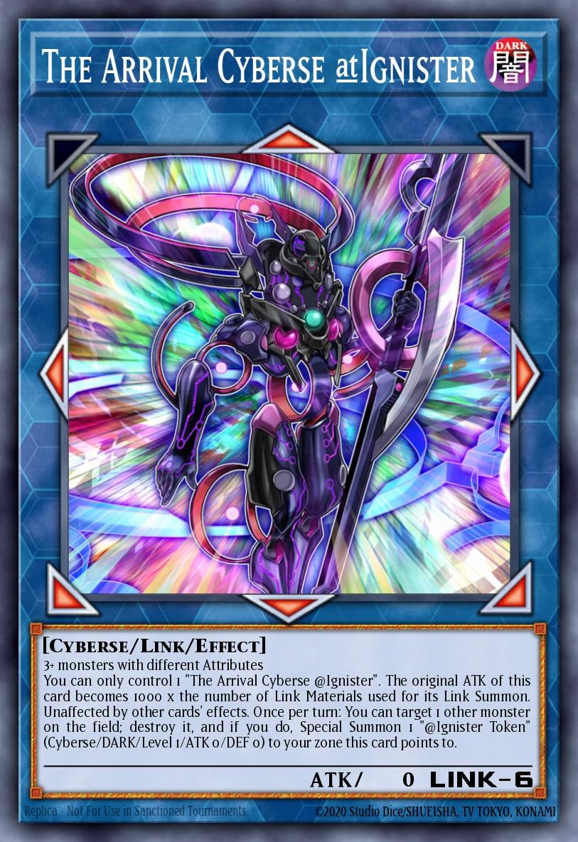 The Arrival Cyberse @Ignister, Eternity Code ETCO-EN050