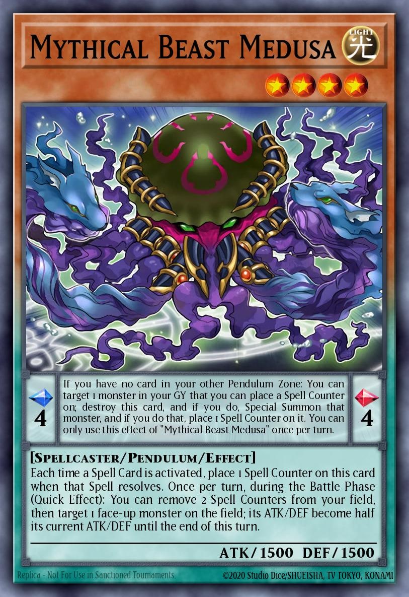 Mythical Beast Medusa, Extreme Force EXFO-EN024
