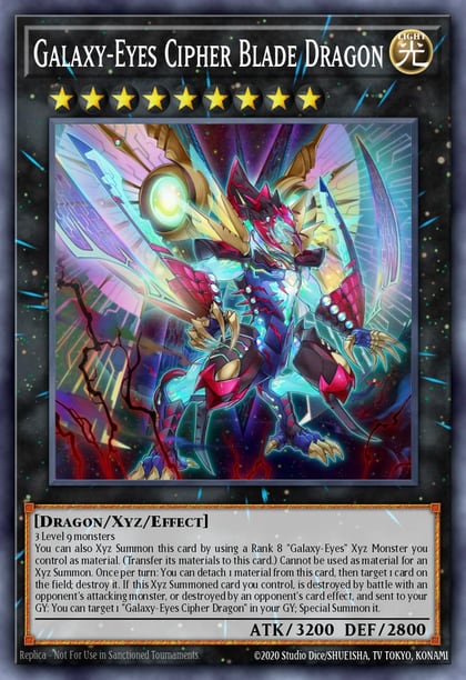 Galaxy-Eyes Cipher Blade Dragon, Extreme Force EXFO-ENSE4