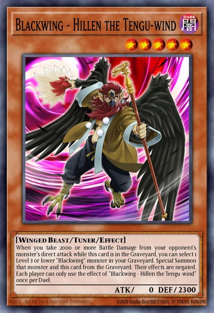 Blackwing - Hillen the Tengu-wind, Extreme Victory EXVC-EN008