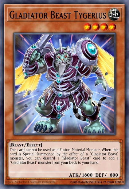 Gladiator Beast Tygerius, Extreme Victory EXVC-EN034