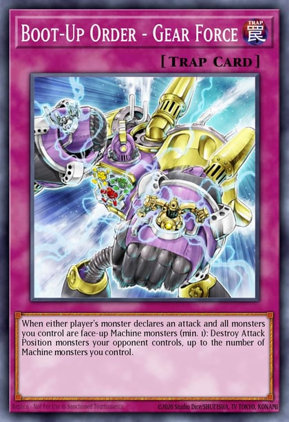 Boot-Up Order - Gear Force, Fists of the Gadgets FIGA-EN004