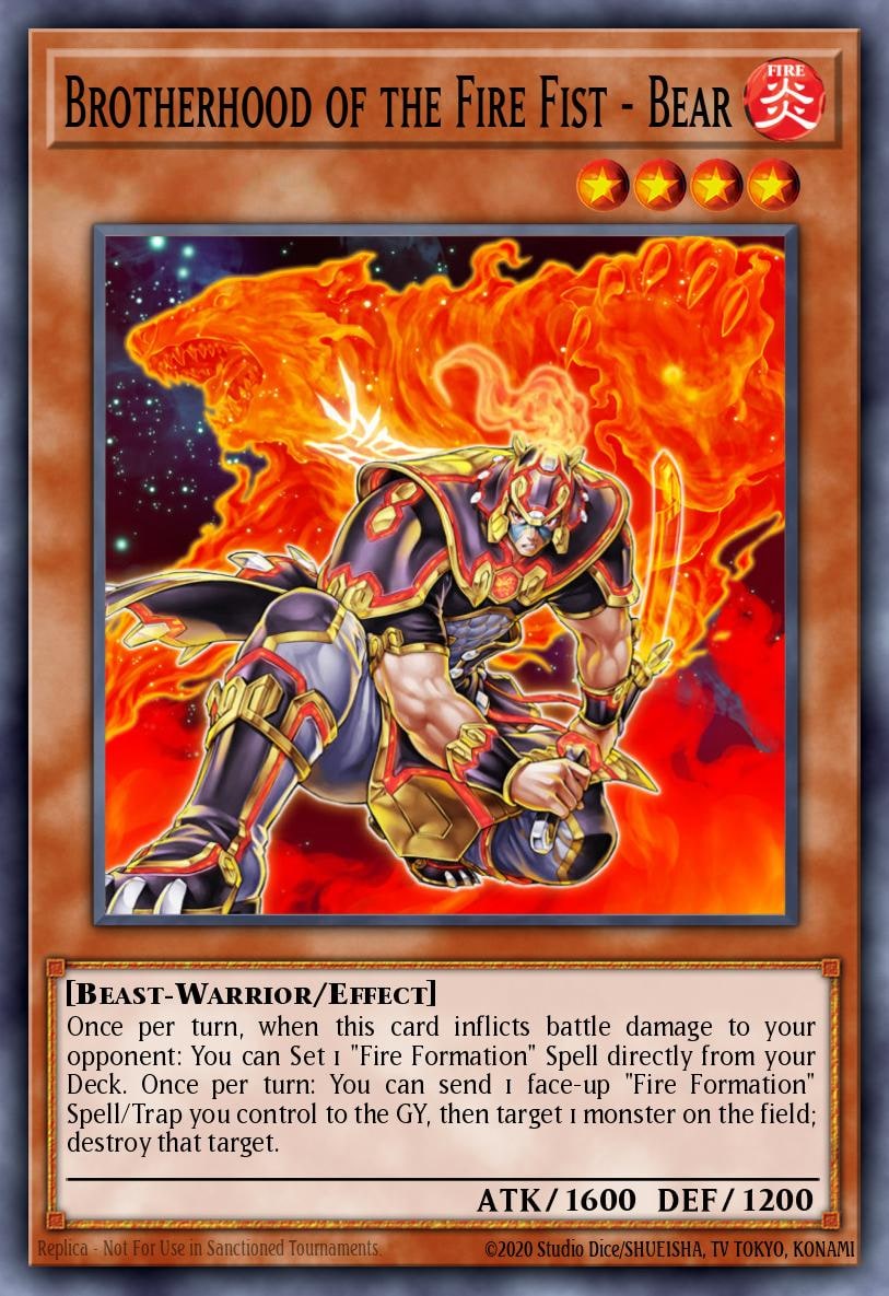 Brotherhood of the Fire Fist - Bear, Fists of the Gadgets FIGA-EN023