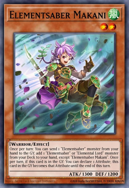 Elementsaber Makani, Flames of Destruction FLOD-EN020