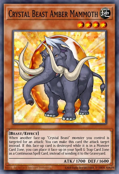 Crystal Beast Amber Mammoth, Force of the Breaker FOTB-EN005