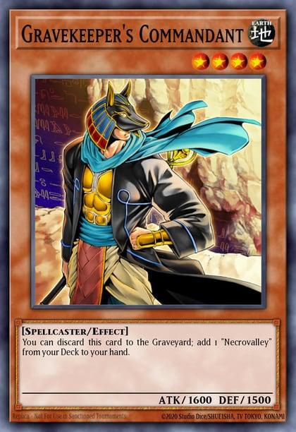 Gravekeeper's Commandant, Force of the Breaker FOTB-EN015