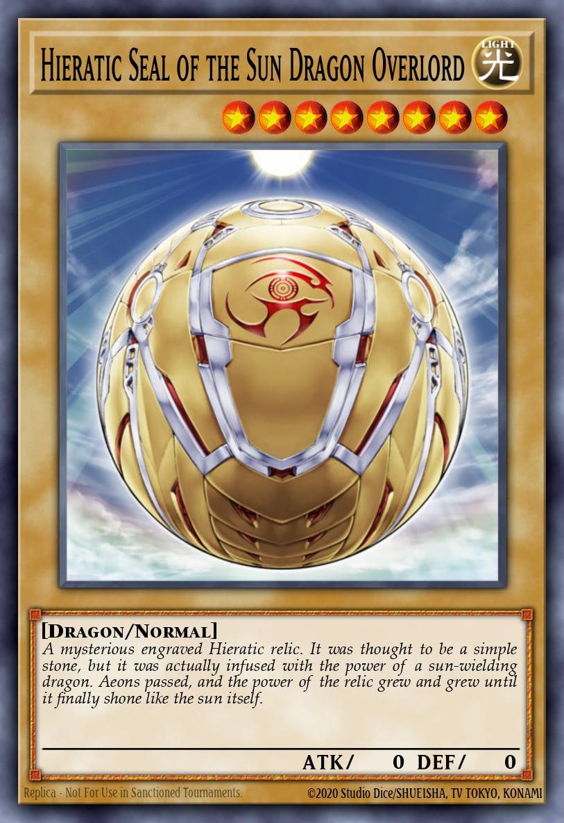 Hieratic Seal of the Sun Dragon Overlord, Galactic Overlord GAOV-EN002