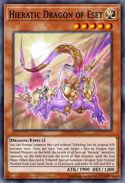 Hieratic Dragon of Eset, Galactic Overlord GAOV-EN020