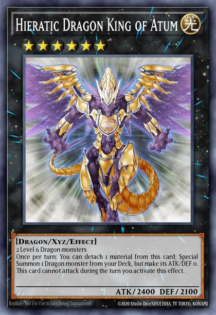Hieratic Dragon King of Atum, Galactic Overlord GAOV-EN047
