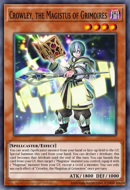 Crowley, the Magistus of Grimoires, Genesis Impact GEIM-EN001
