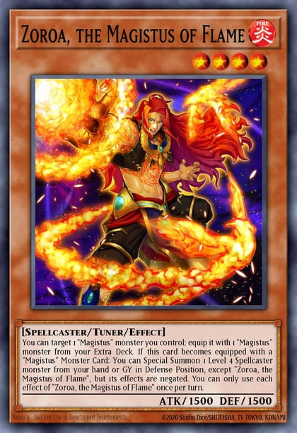 Zoroa, the Magistus of Flame, Genesis Impact GEIM-EN002