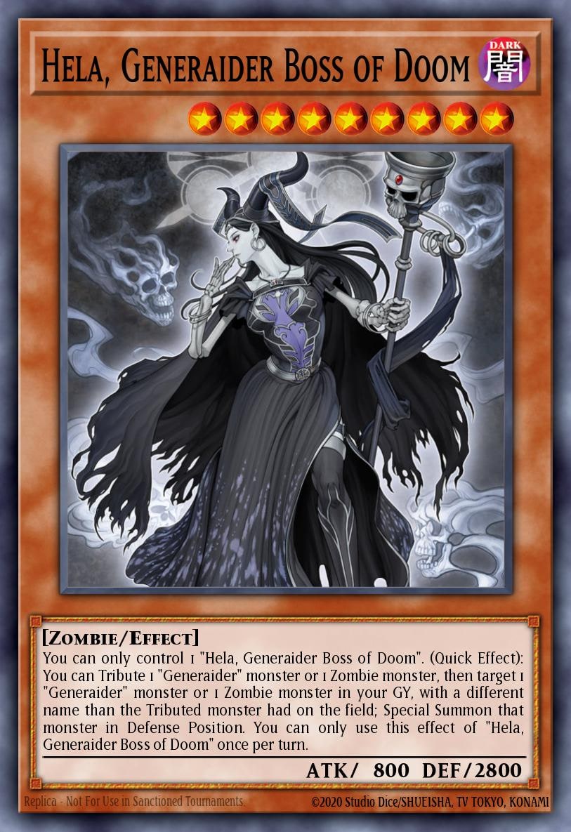 Hela, Generaider Boss of Doom, Ghosts From the Past: The 2nd Haunting GFP2-EN090