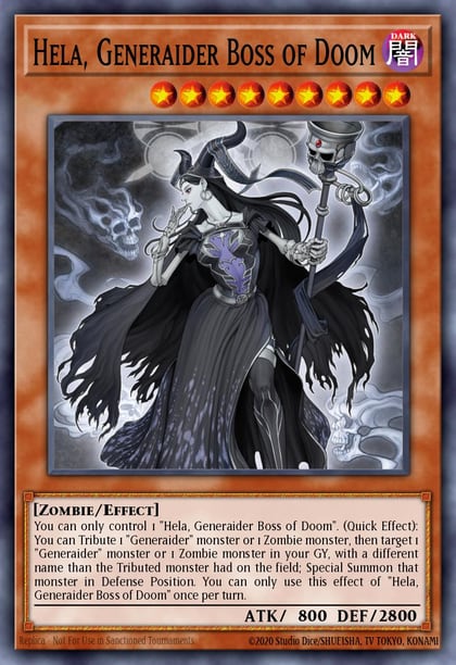 Hela, Generaider Boss of Doom, Ghosts From the Past: The 2nd Haunting GFP2-EN090